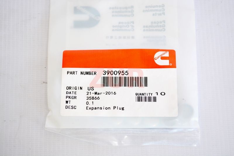 Заглушка ГБЦ 3900955 3900955