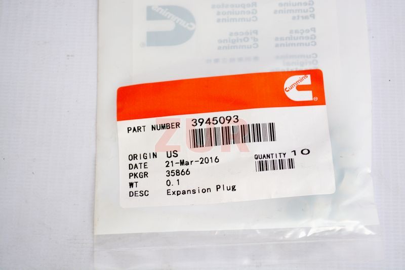 Заглушка ГБЦ 3945093 3945093