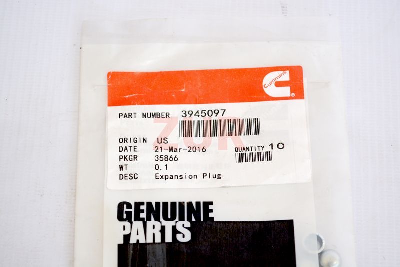 Заглушка ГБЦ 3945097 3945097