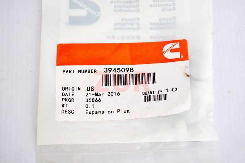 Заглушка ГБЦ 3945098 3945098