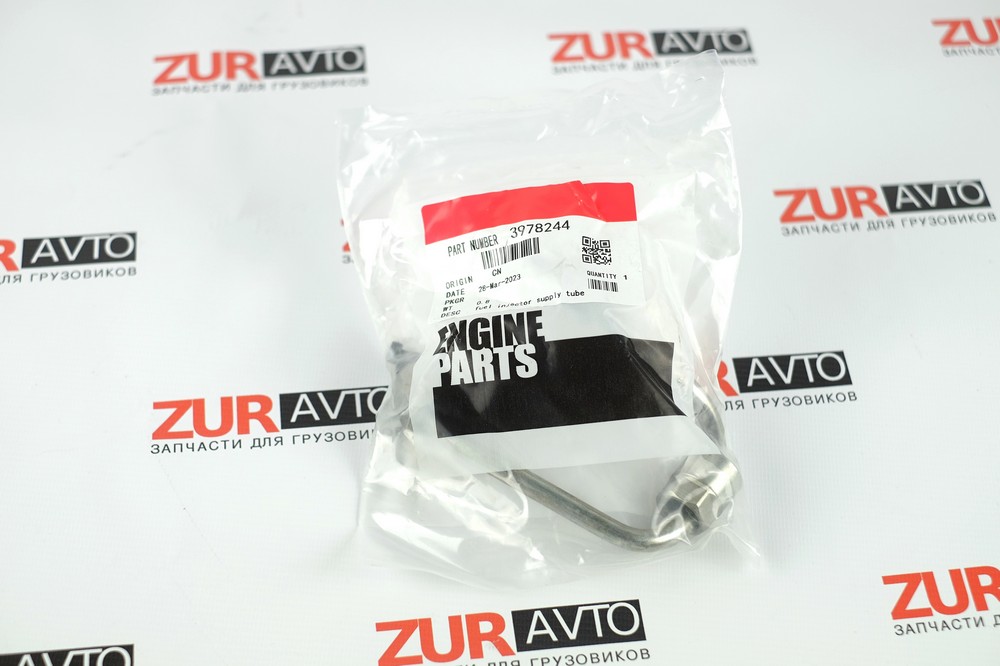Трубка топливная высокого давленияц 1цилиндр 4ISBe 3978244 3978244