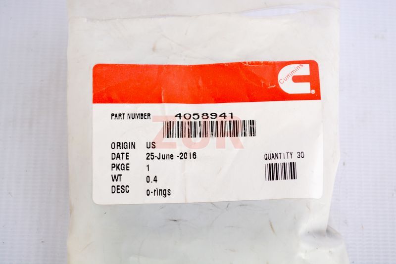 Кольцо уплотнительное подогревателя масла в поддоне ISF 4058941 4058941