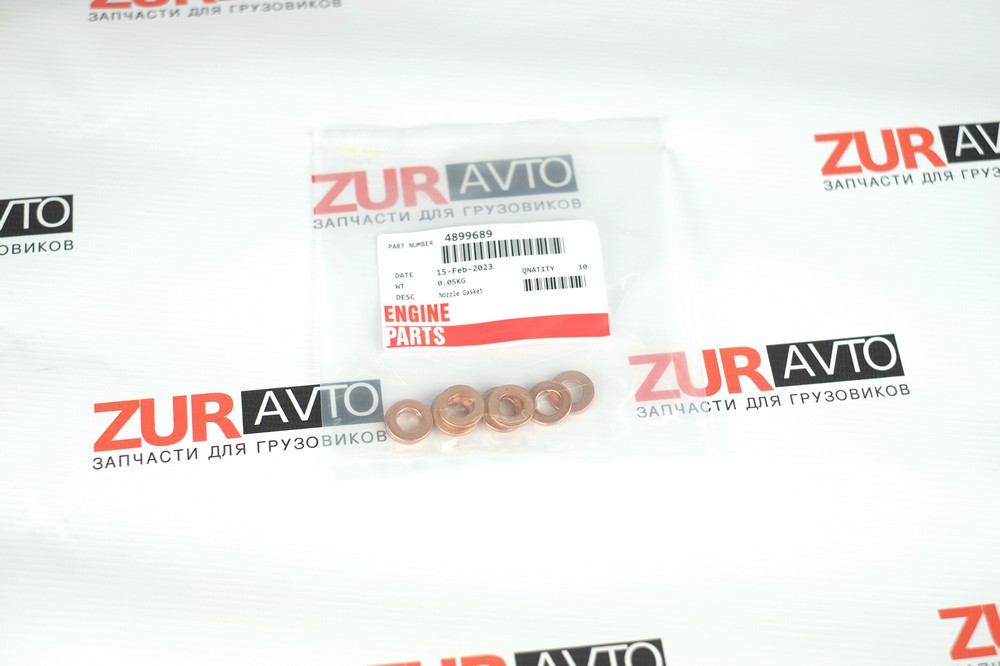 Шайба медная форсунки 4/6/BT,6CT,ISF2.8,L,ISLe 4899689 4899689