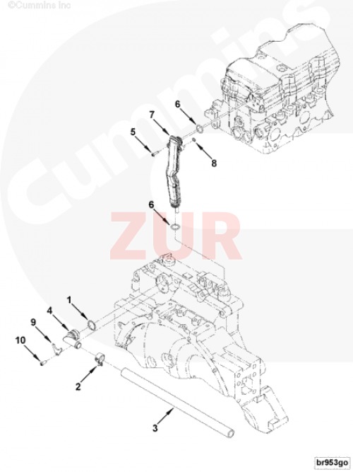 Сапун картера 6ISBe (ОРИГИНАЛ) (О+) 3966164